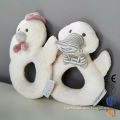 plush baby rattle toys for baby gift